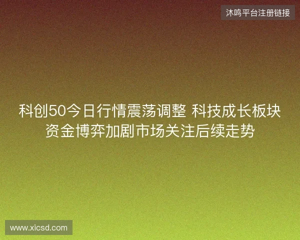 科创50今日行情震荡调整 科技成长板块资金博弈加剧市场关注后续走势 科创50今日行情震荡调整 科技成长板块资金博弈加剧市场关注后续走势